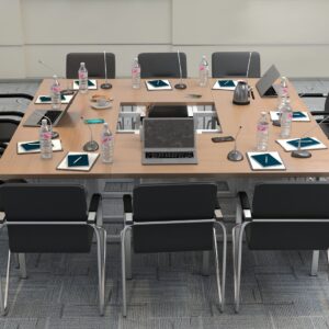 Stół konferencyjny 206x206cm WALC W12 na 12 osób