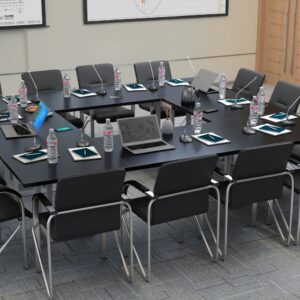 Stół konferencyjny 226x226cm WALC W14 na 14 osób