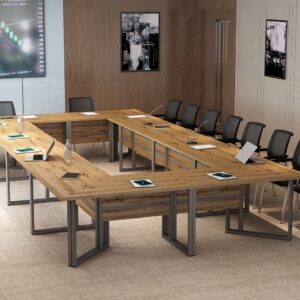 Stół konferencyjny Twist 24 552x276cm na 24 osób