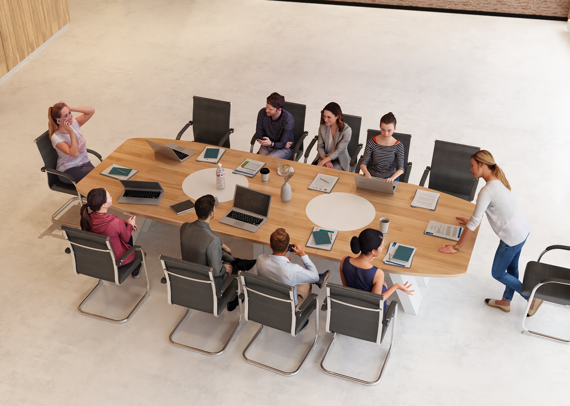 Stół konferencyjny do biura