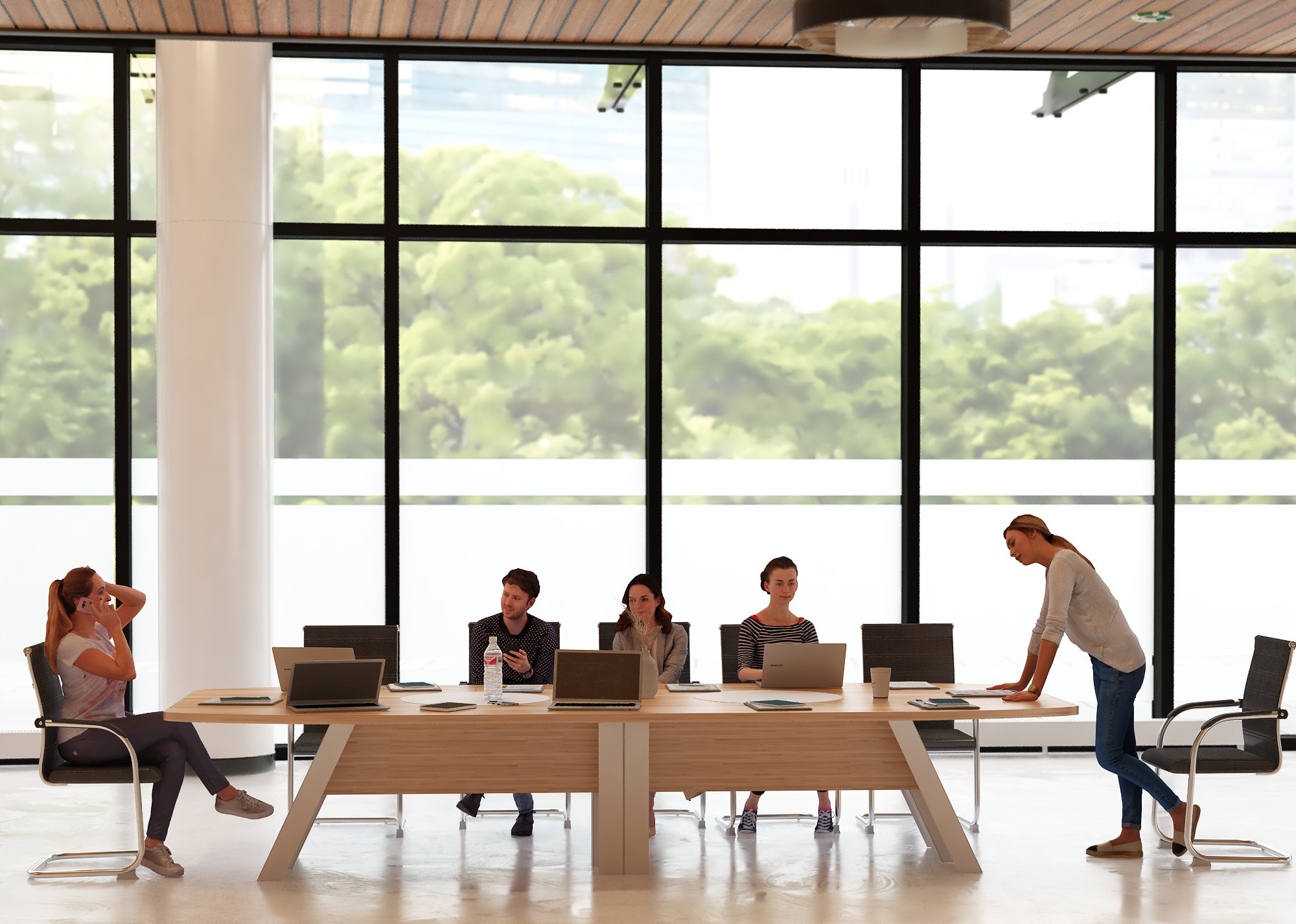 Stół konferencyjny do biura