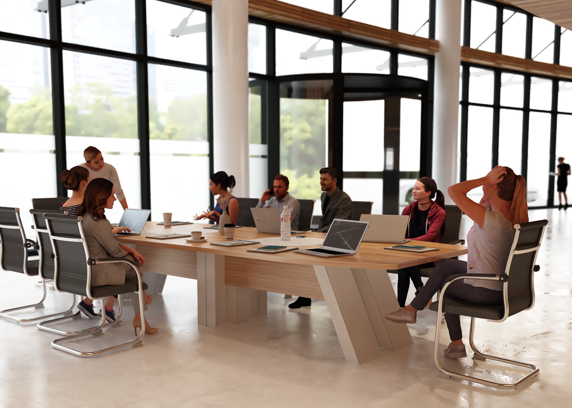 Stół konferencyjny do biura