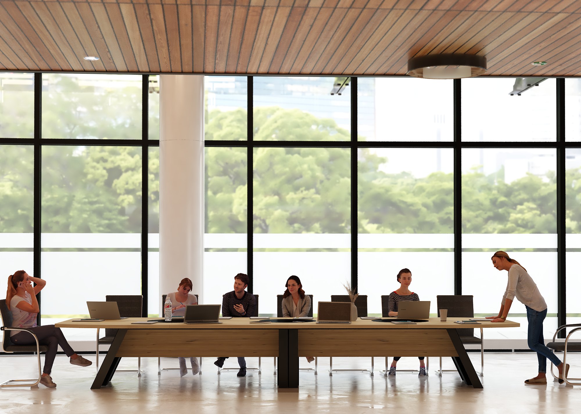 Stół konferencyjny do biura