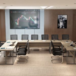 Stół konferencyjny Twist C 20 276x414cm na 20 osób