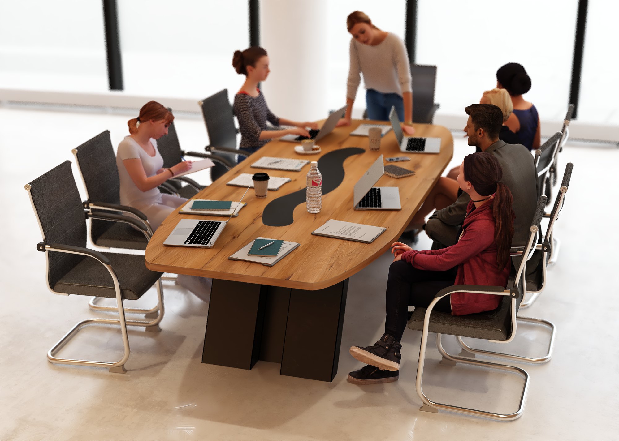 Stół konferencyjny do biura