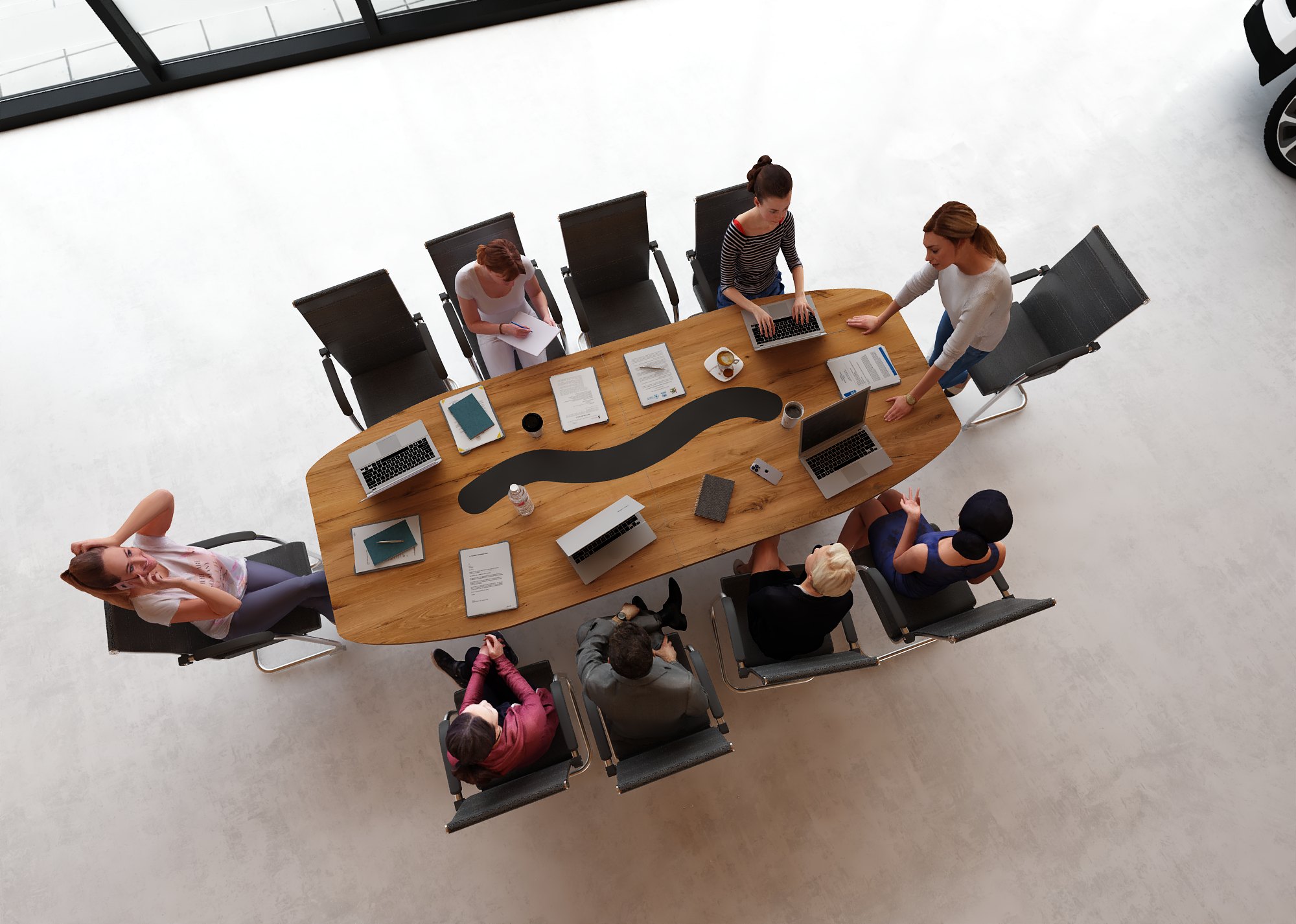 Stół konferencyjny do biura