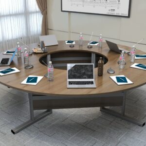 Okrągły stół konferencyjny Twist F16 276x276cm na 16 osób