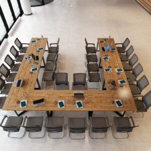 Stół konferencyjny Twist C 28 414x414cm na 28 osób