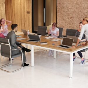 Stół konferencyjny 276x120cm ZUMBA Z10 na 10 osób