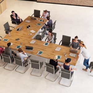 Stół konferencyjny 414x360cm ZUMBA Z20 na 20 osób