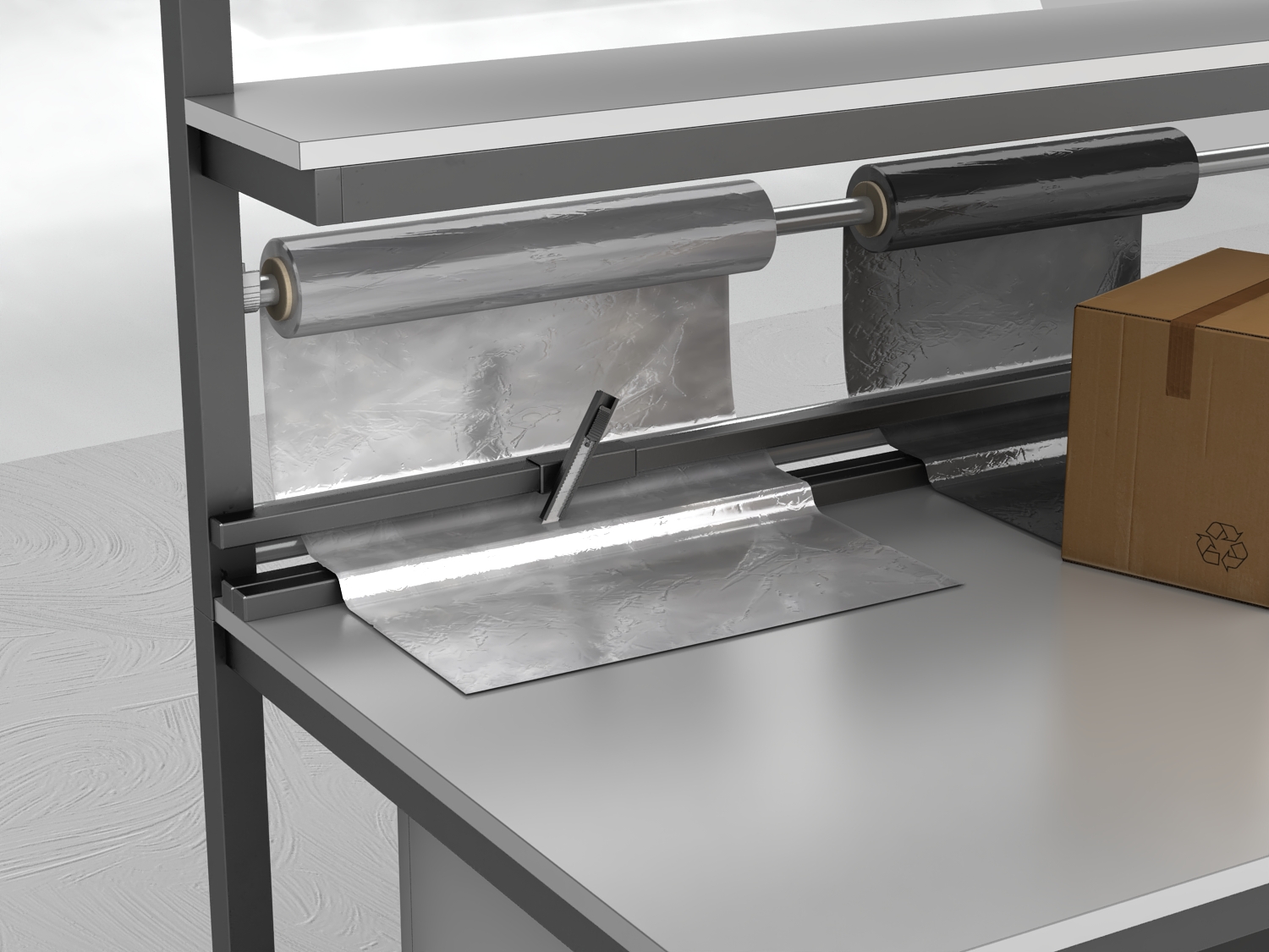 stół do pakowania paczek