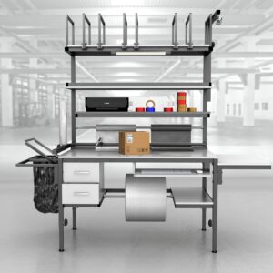 stół do pakowania paczek