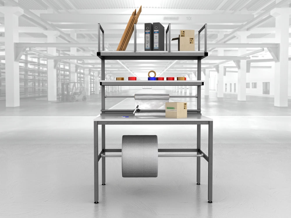 stół do pakowania paczek