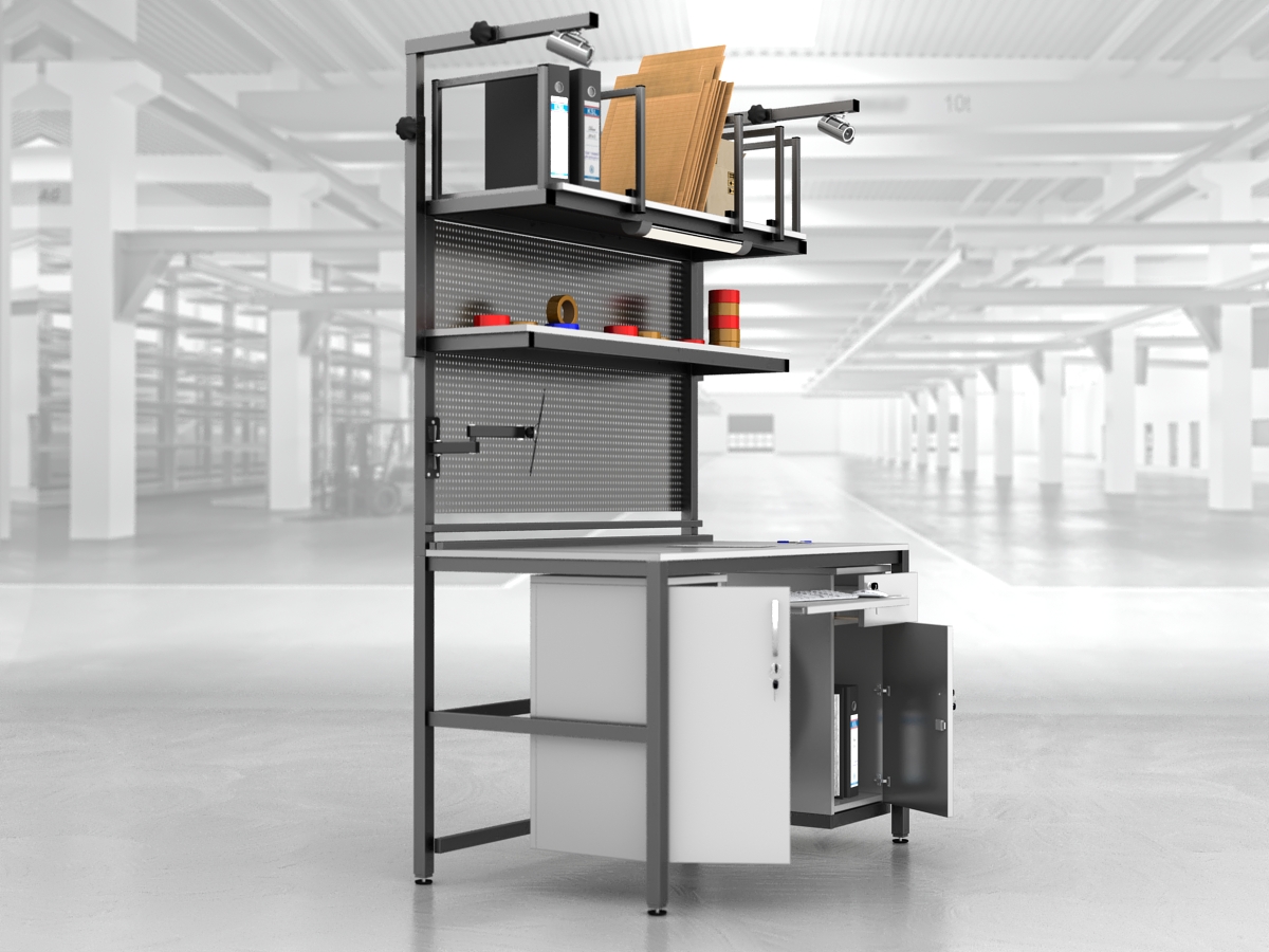 stół do pakowania paczek