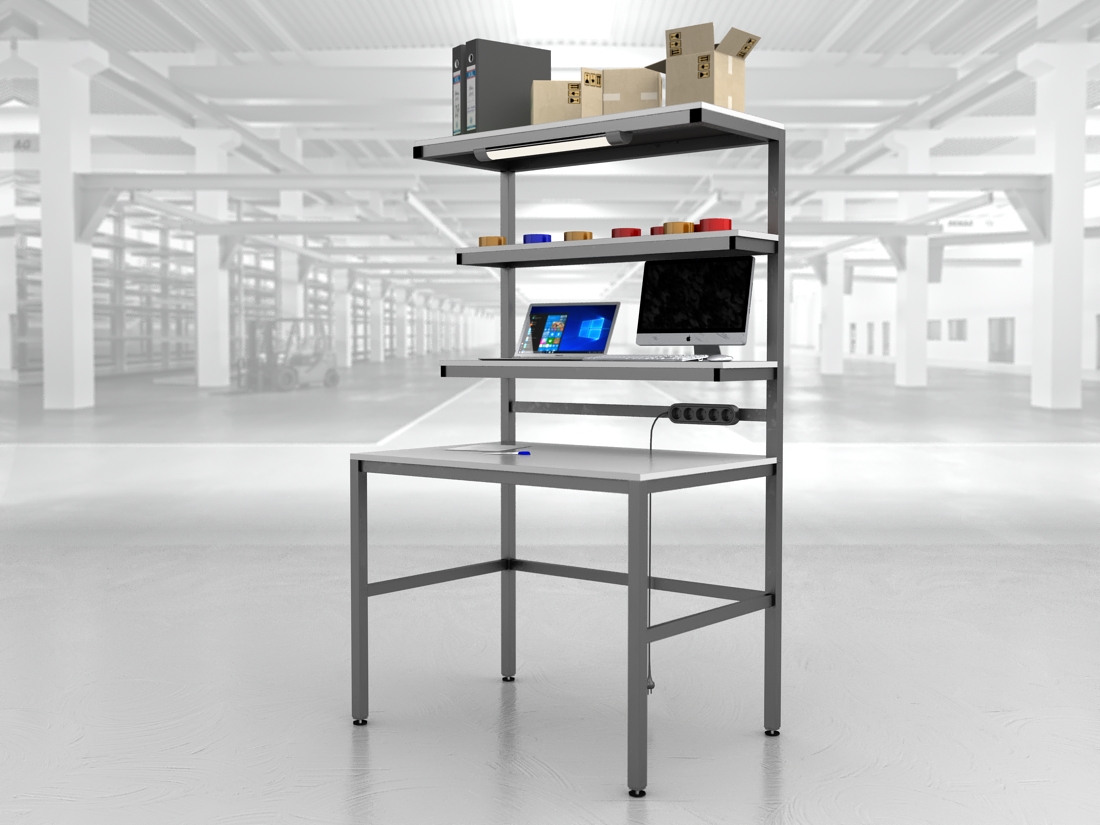 stół do pakowania paczek