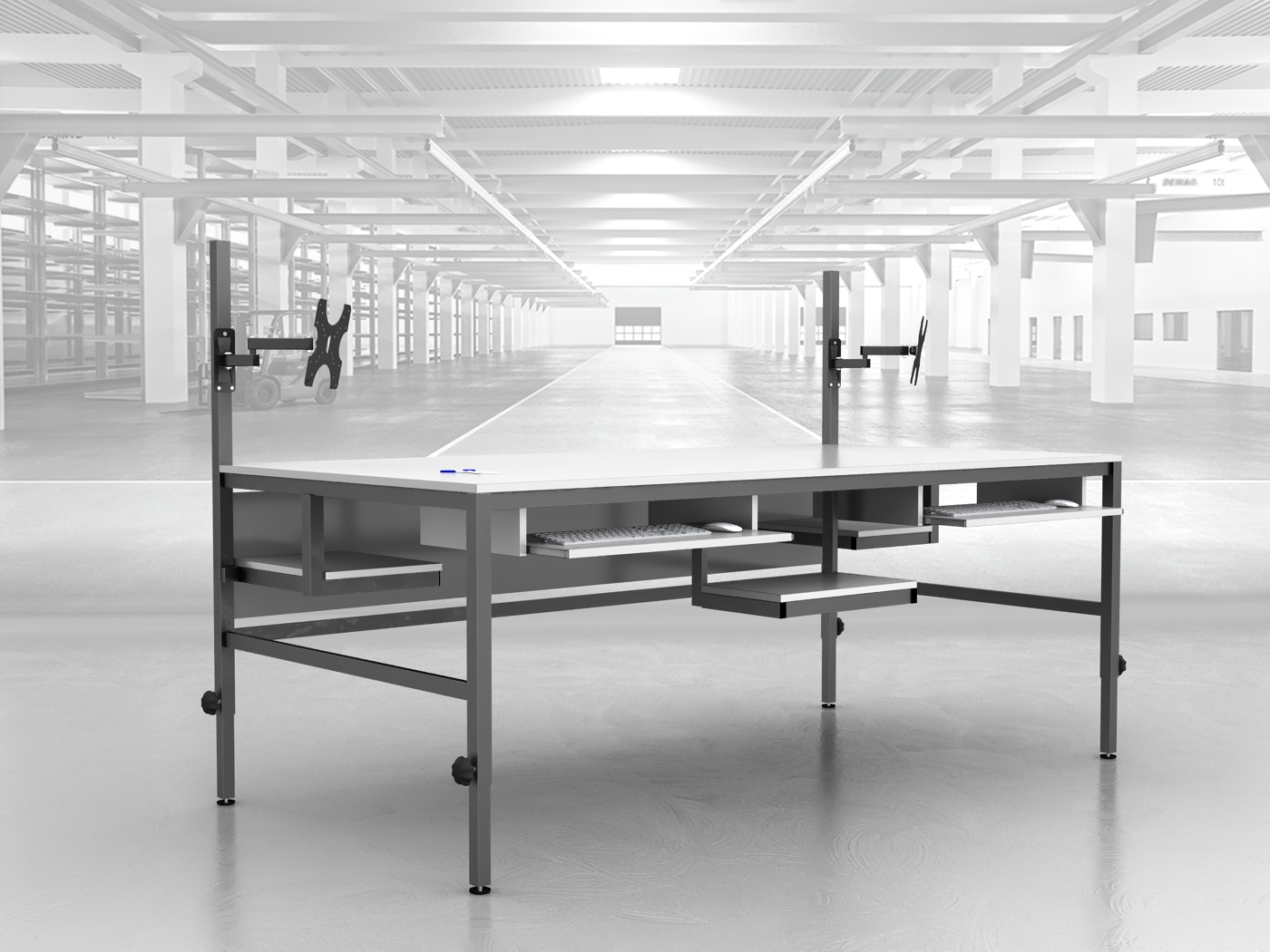 stół do pakowania paczek