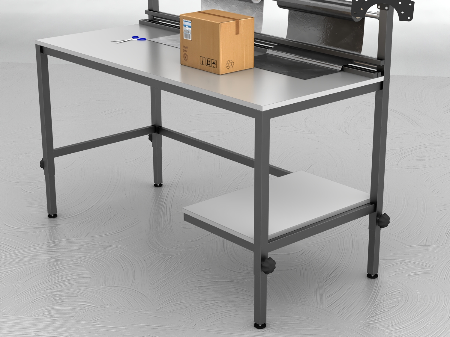 stół do pakowania paczek