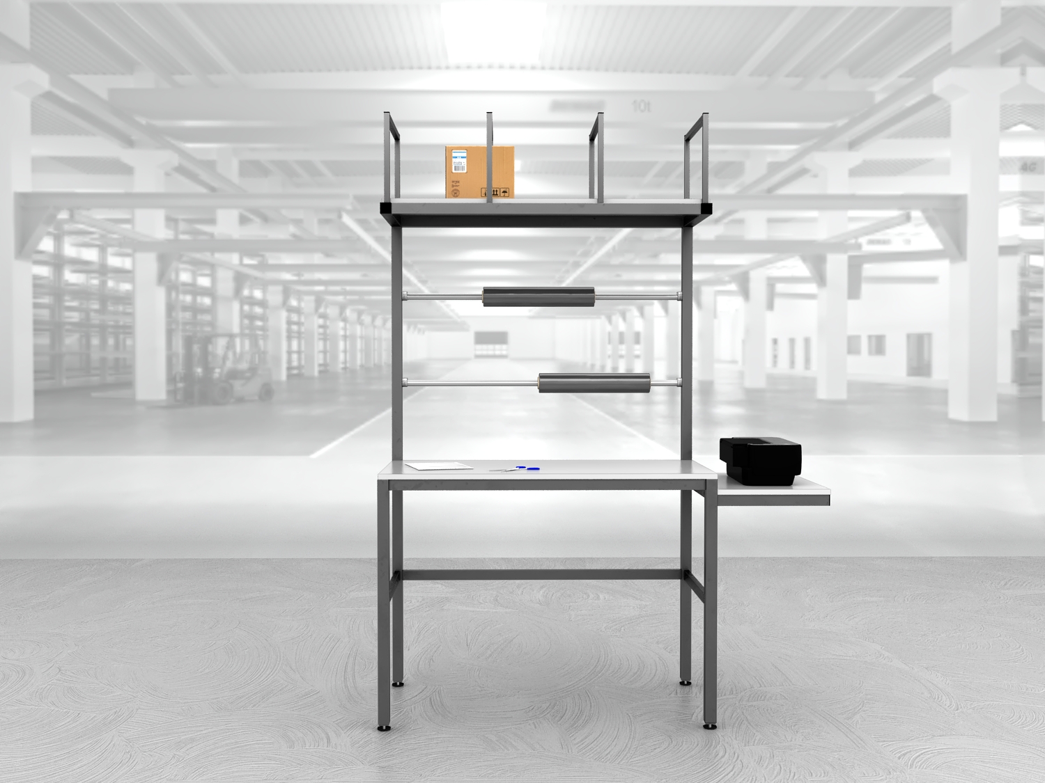 stół do pakowania paczek