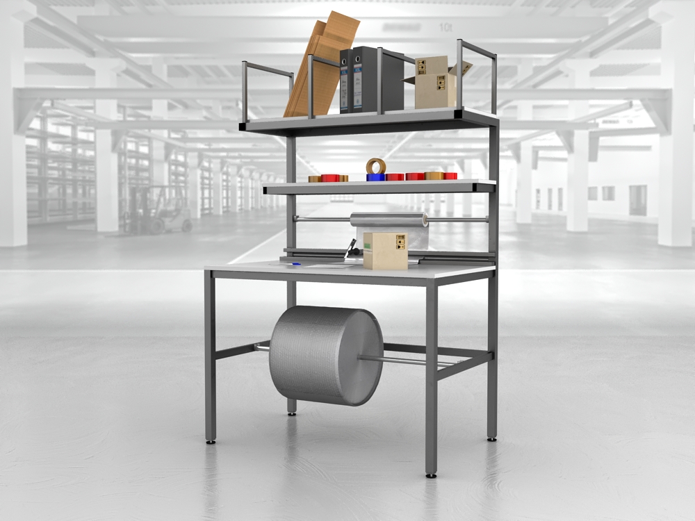 stół do pakowania paczek