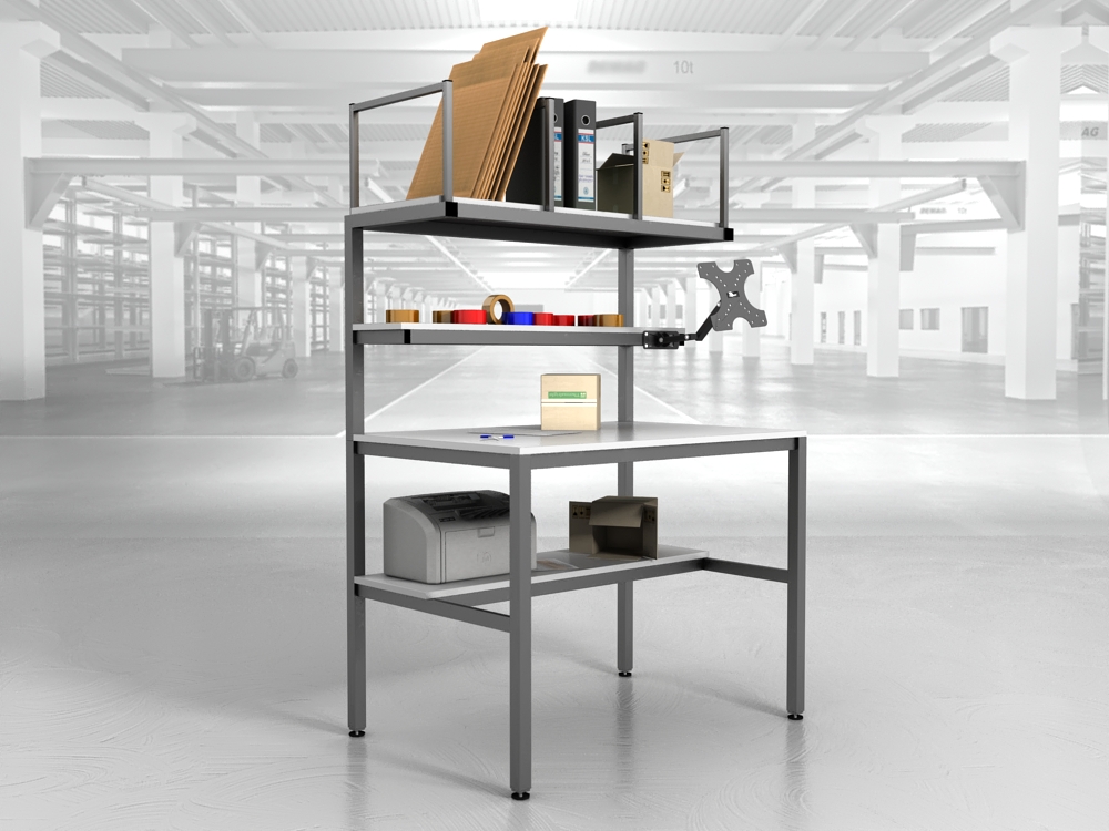 stół do pakowania paczek