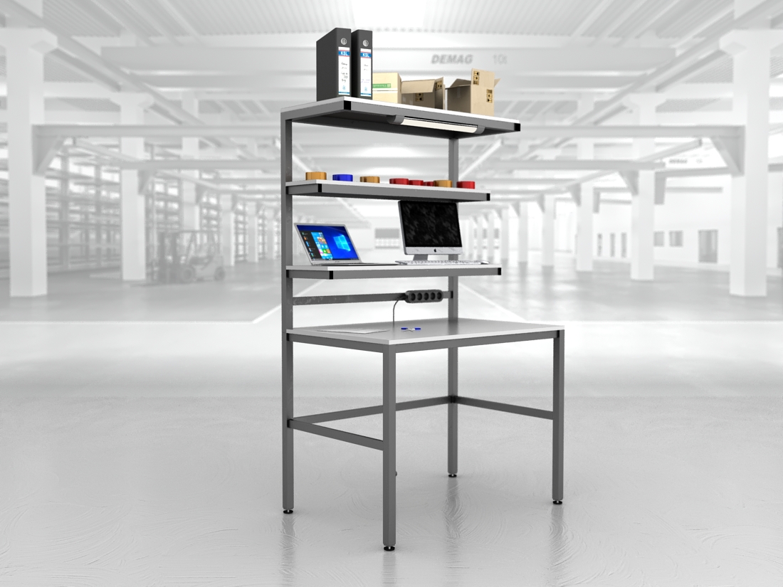 stół do pakowania paczek