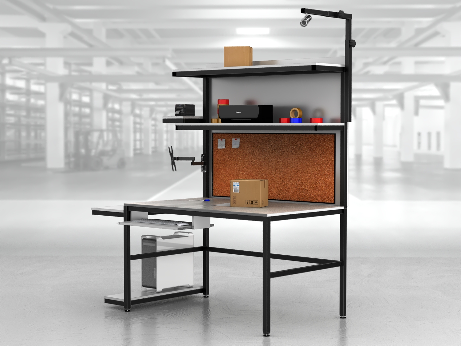 stół do pakowania paczek