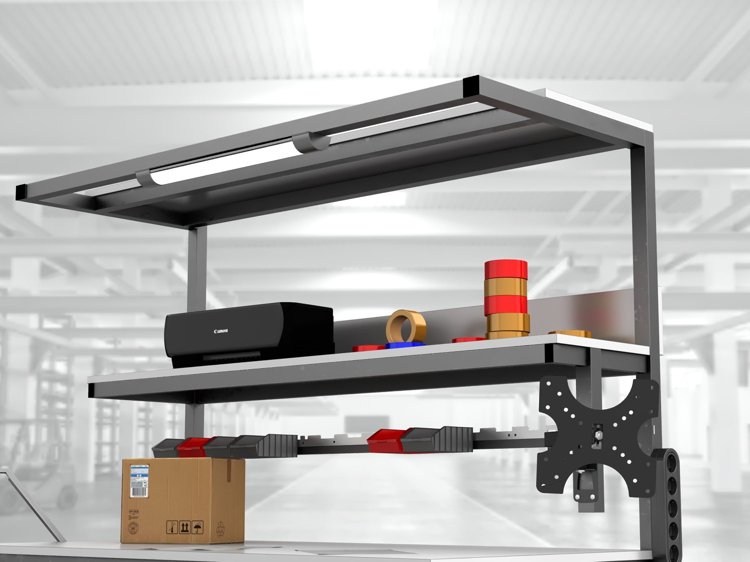 stół do pakowania paczek