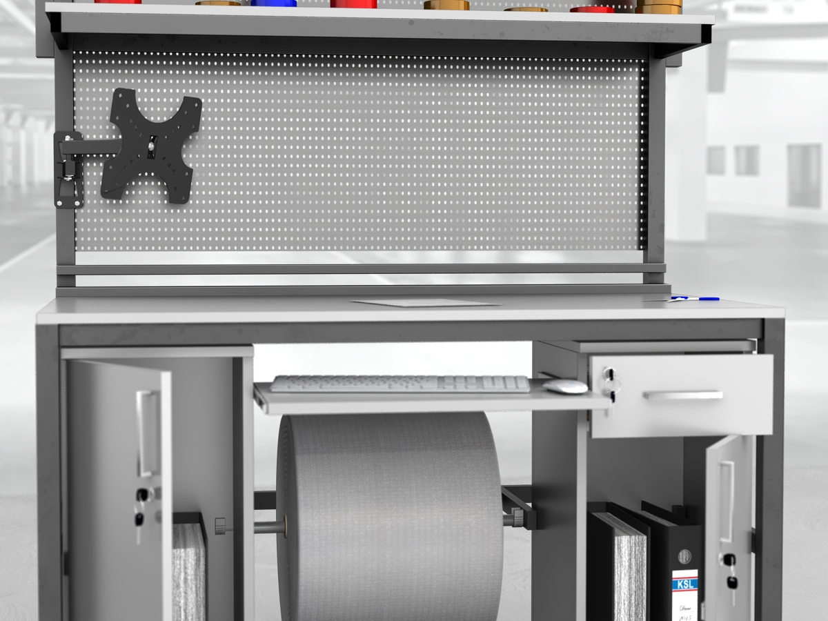 stół do pakowania paczek