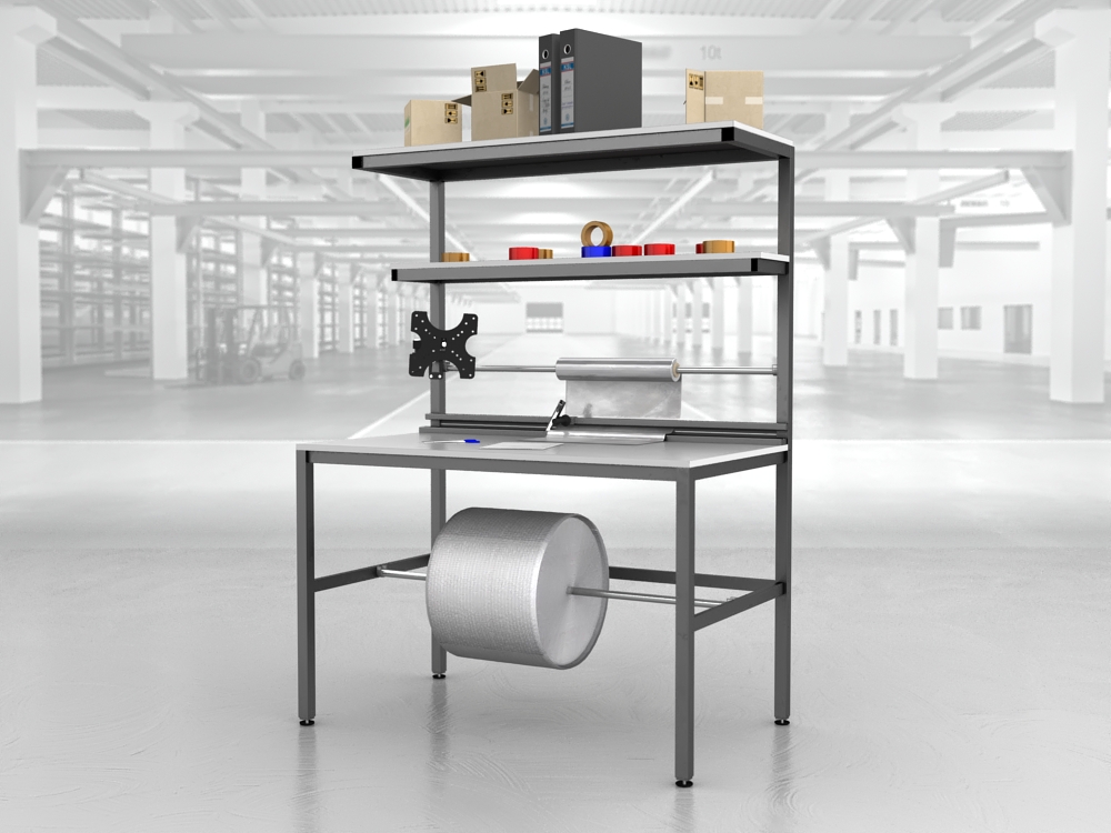 stół do pakowania paczek