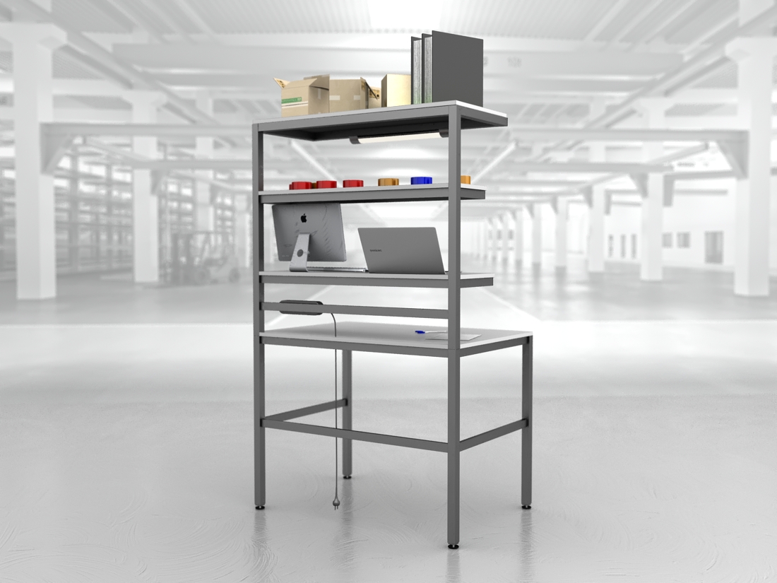 stół do pakowania paczek