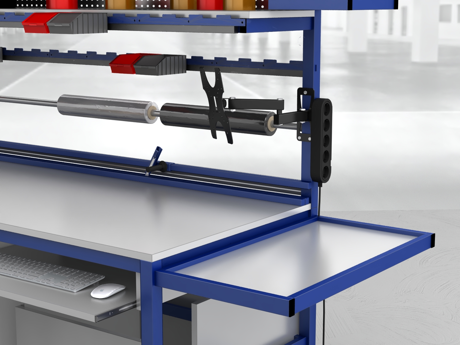 stół do pakowania paczek