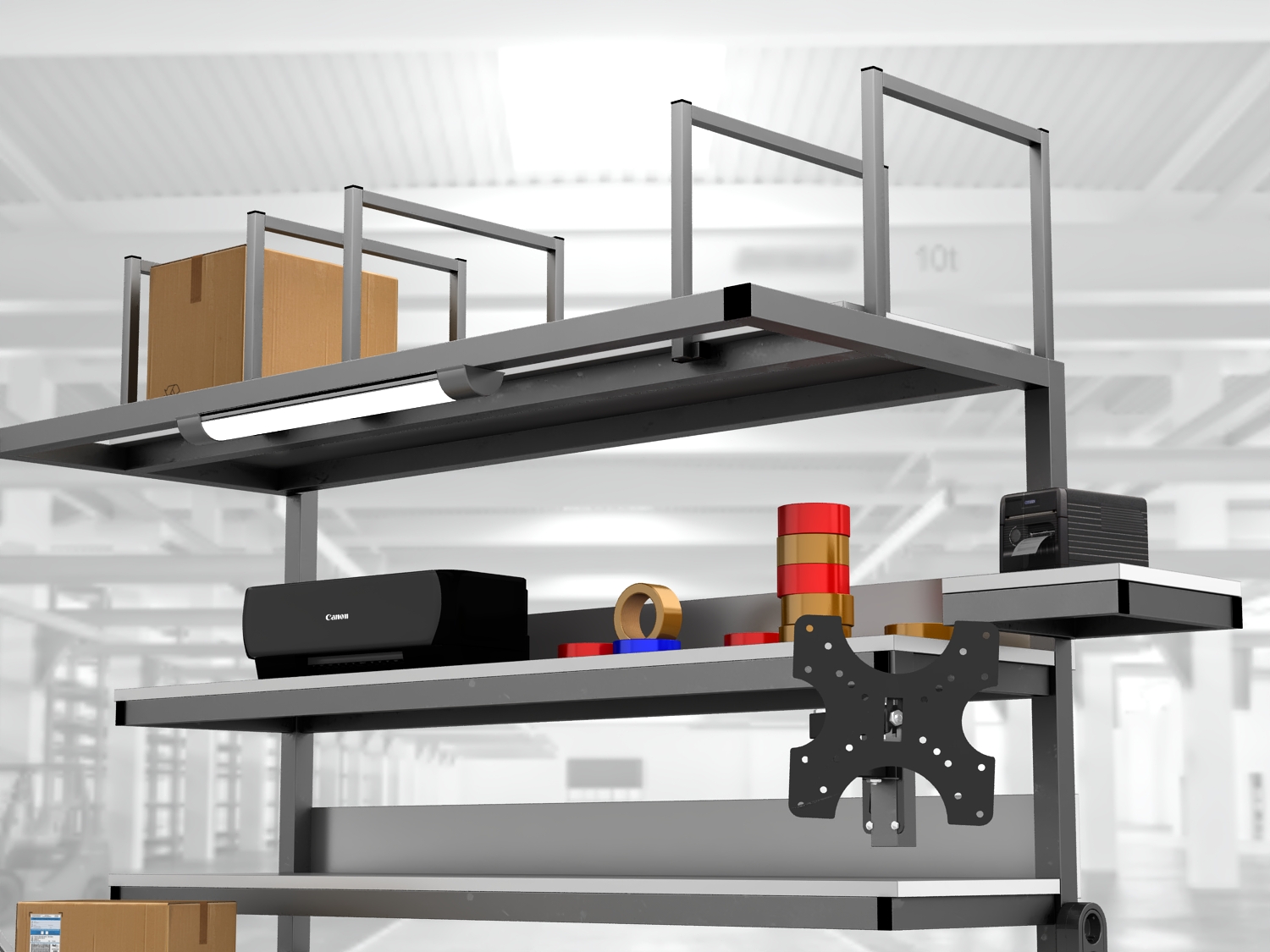 stół do pakowania paczek