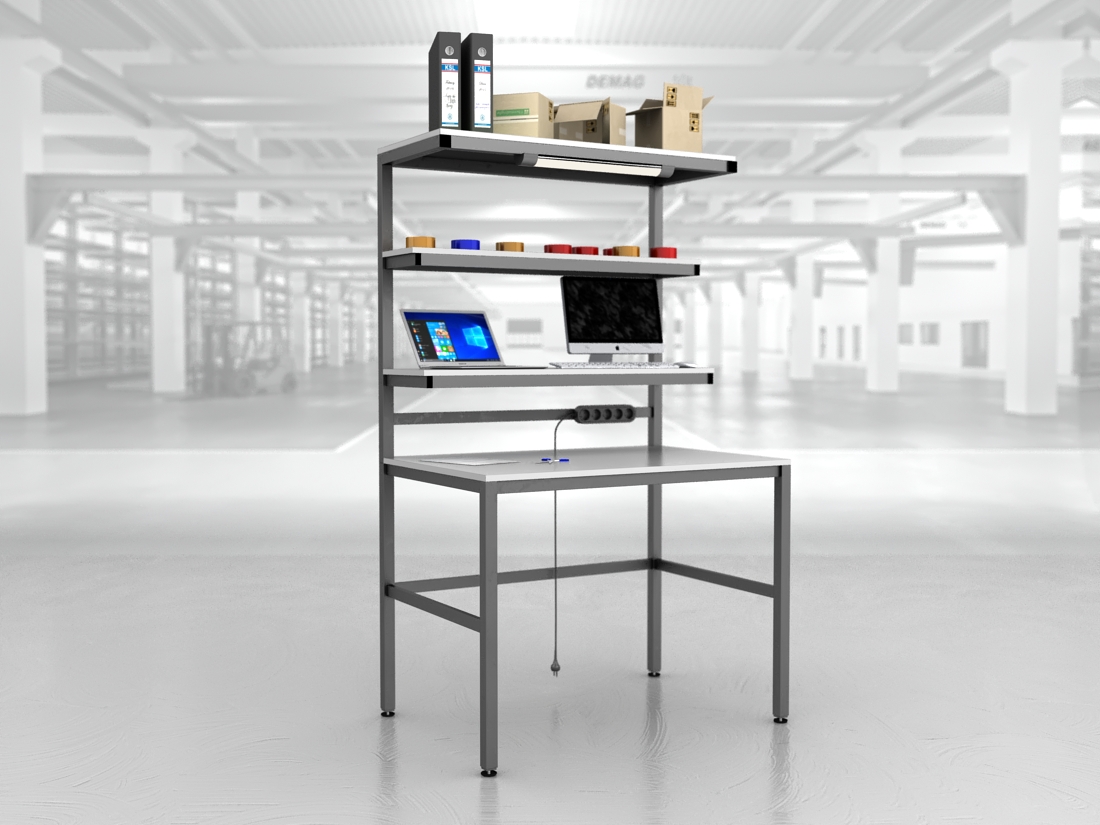 stół do pakowania paczek