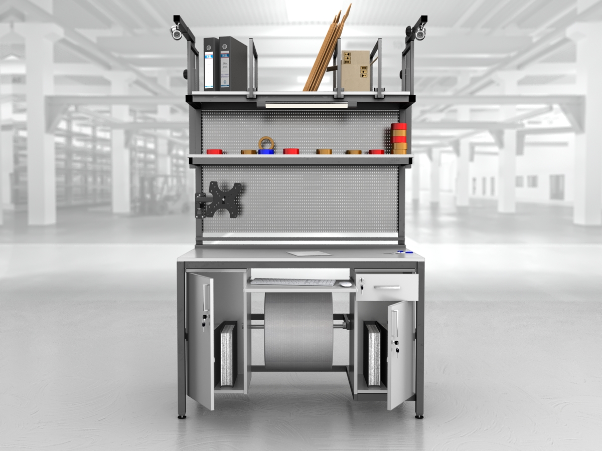 stół do pakowania paczek