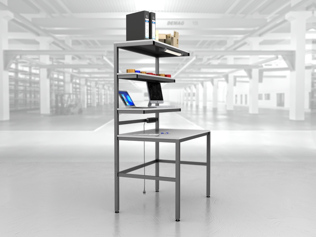 stół do pakowania paczek