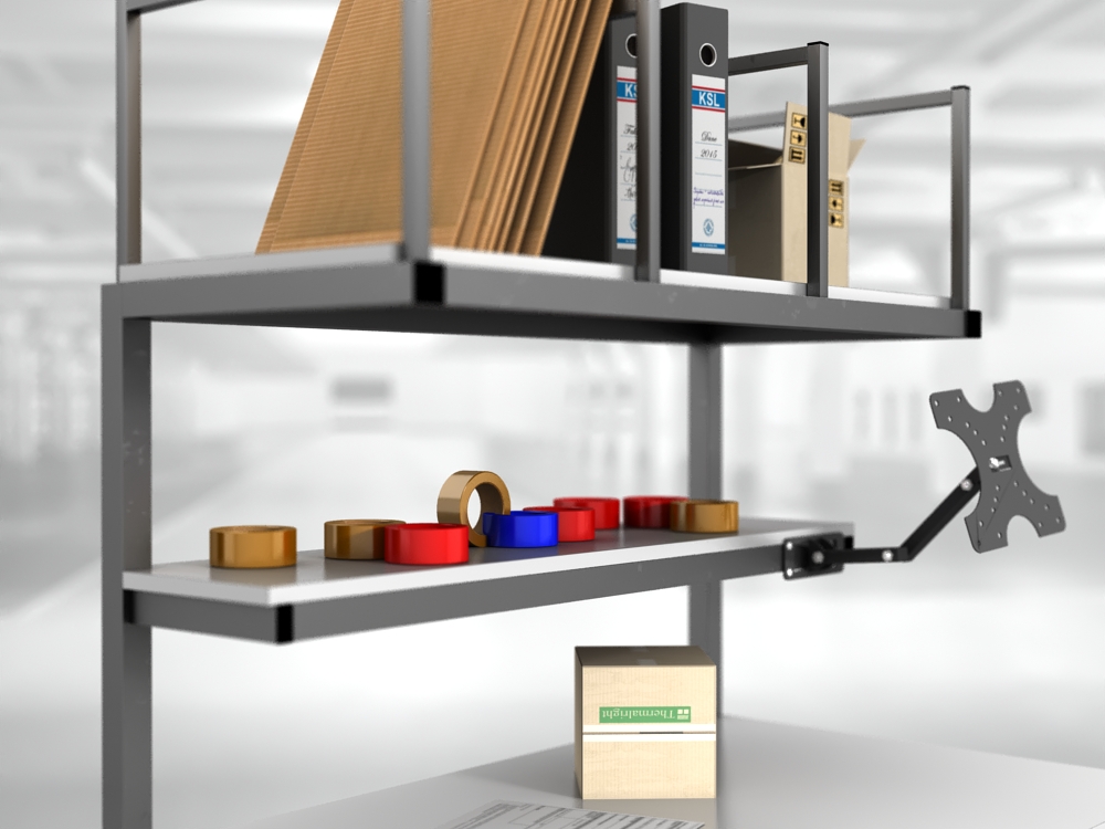 stół do pakowania paczek