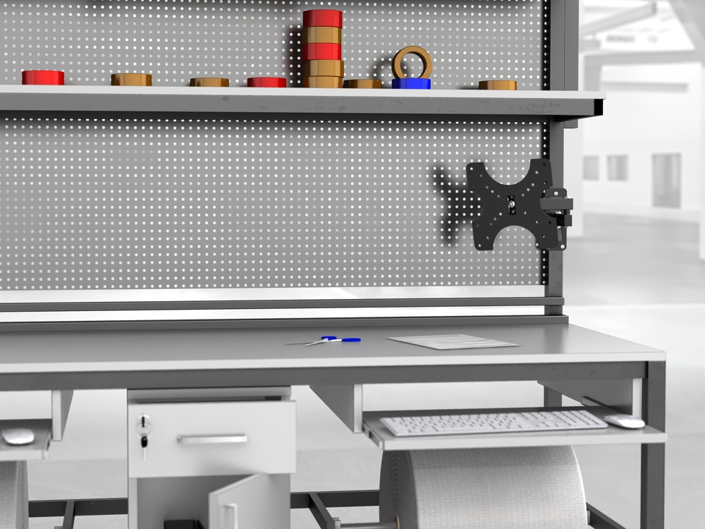 stół do pakowania paczek