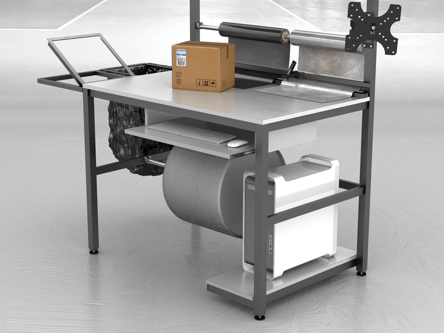 stół do pakowania paczek