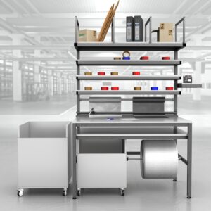 stół do pakowania paczek