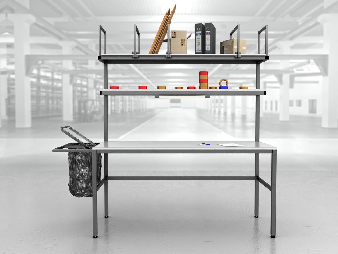 stół do pakowania paczek