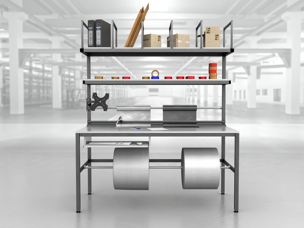 stół do pakowania paczek