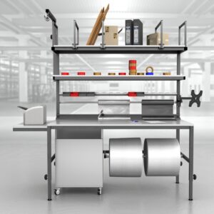 stół do pakowania paczek