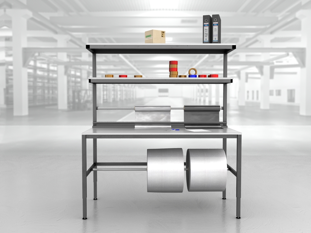 stół do pakowania paczek