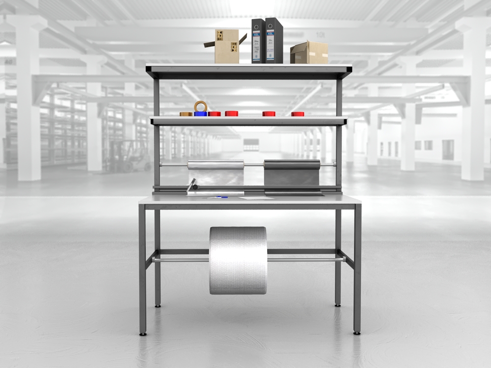 stół do pakowania paczek