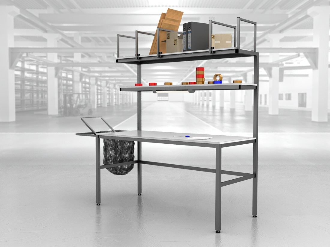 stół do pakowania paczek