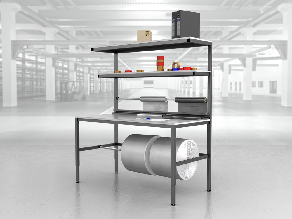 stół do pakowania paczek