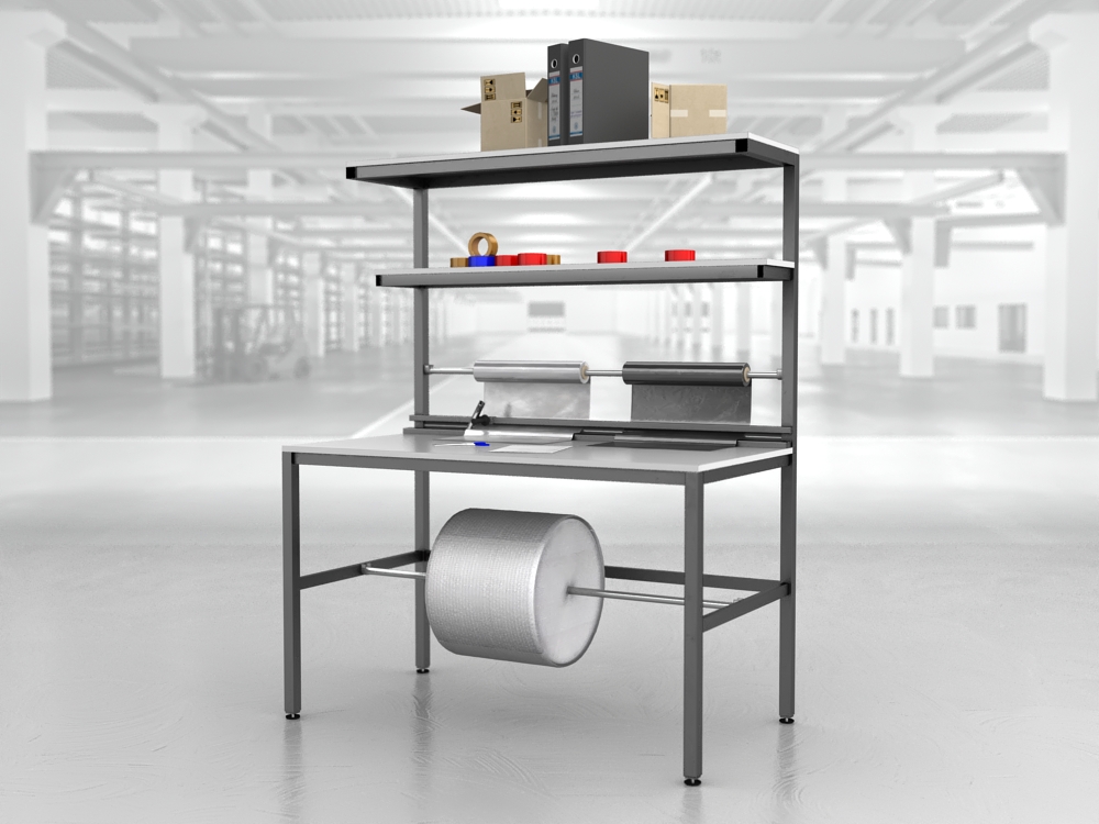 stół do pakowania paczek