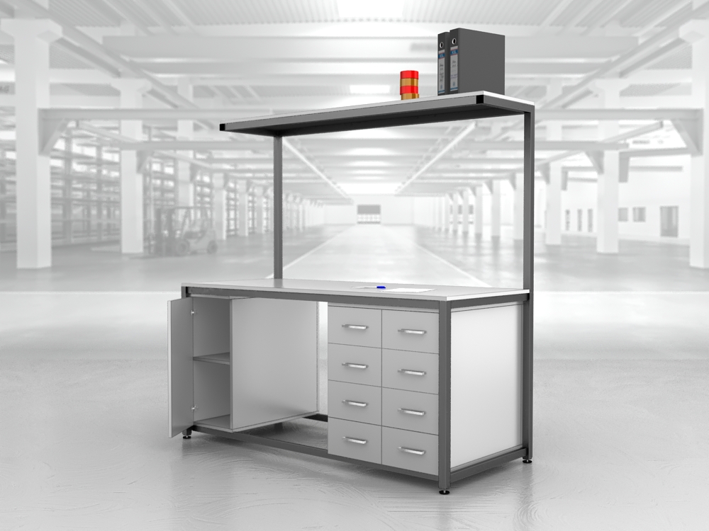 stół do pakowania paczek