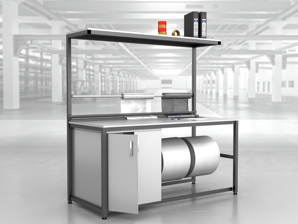 stół do pakowania paczek