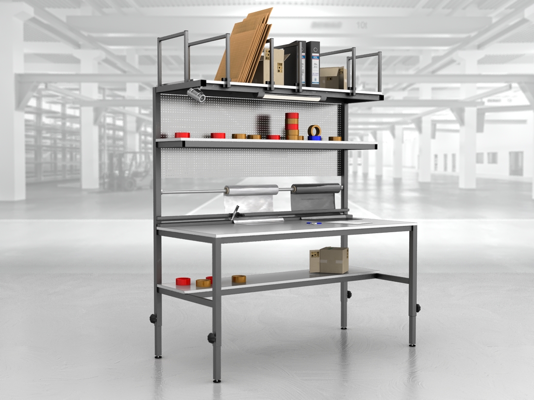 stół do pakowania paczek